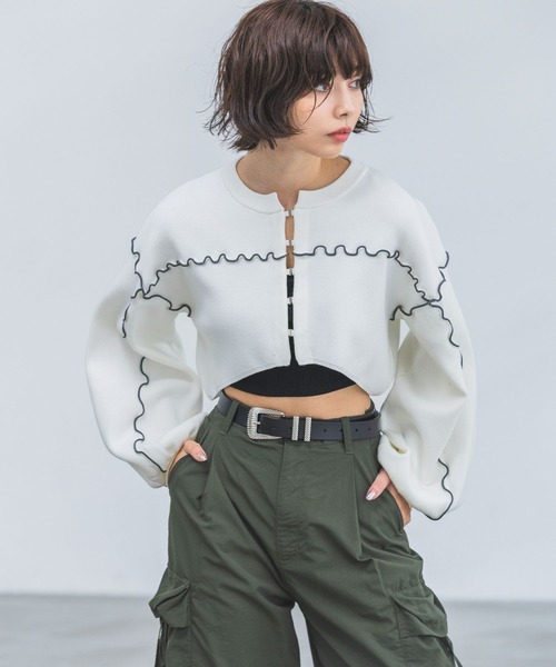 PAGEBOY（ページボーイ）の「モードバックルベルト3（ベルト・レディース・ブラック/ホワイト系その他3・FREE）」の6枚目の写真