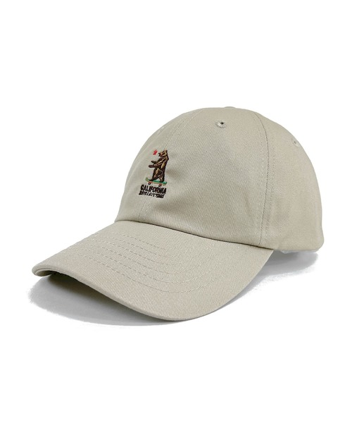 CALIFORNIA HAVE A NICE TIME !（カリフォルニアハブァナイスタイム）の「CALIFORNIA HAVE A NICE TIME ! BEAR ローキャップ（キャップ・メンズ・ベージュ/ダークインディゴブルー/アイボリー/ブラック・FREE）」の3枚目の写真