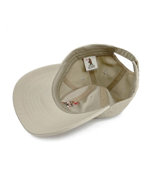 CALIFORNIA HAVE A NICE TIME !（カリフォルニアハブァナイスタイム）の「CALIFORNIA HAVE A NICE TIME ! BEAR ローキャップ（キャップ・メンズ・ベージュ/ダークインディゴブルー/アイボリー/ブラック・FREE）」の5枚目の写真