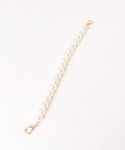 TONE SELECT GOODS（トーンセレクトグッズ）の「Liaa/花柄 パール がま口ショルダーバッグ A18353（ショルダーバッグ・レディース・ホワイト/グレー・FREE）」の13枚目の写真