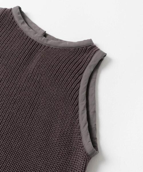 LAATO（ラート）の「knit tank（ニット/セーター・レディース・スミクロ/アイボリー・FREE）」の6枚目の写真