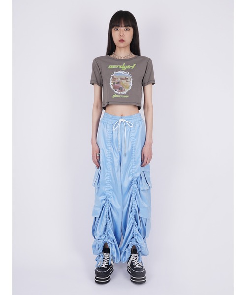 PAMEO POSE(パメオポーズ)の「【ZOZO限定カラー】Nerd Girl Tour Mirror Tee(Tシャツ/カットソー・レディース・ブラック/チャコールグレー/ブルー/ホワイト/ピンク・SMALL/LARGE)」の11枚目の写真