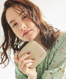 Ungrid（アングリッド）の「【Ungrid/アングリッド】牛革　ラウンドファスナー二つ折りミニ財布（財布）」