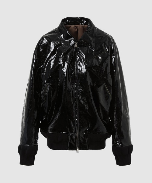 24aw 3 ouat meta blouson black ジャケット 