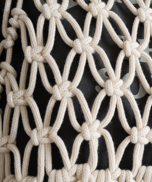 FUNALIVE（ファンアライブ）の「je crois soi ハンドメイド　マクラメビスチェ（キャミソール・レディース・ベージュ・FREE）」の14枚目の写真