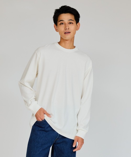 HANES（ヘインズ）の「【Hanes/ヘインズ】メンズ SHIRO ロングスリーブTシャツ（Tシャツ/カットソー・メンズ・ホワイト・LARGE/MEDIUM/SMALL/X-LARGE）」の7枚目の写真