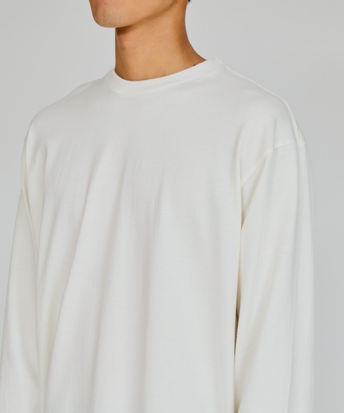 HANES（ヘインズ）の「【Hanes/ヘインズ】メンズ SHIRO ロングスリーブTシャツ（Tシャツ/カットソー・メンズ・ホワイト・LARGE/MEDIUM/SMALL/X-LARGE）」の8枚目の写真
