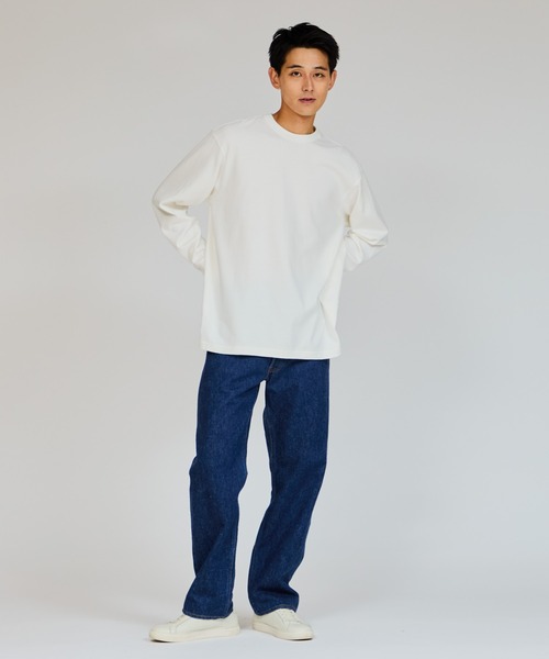 HANES（ヘインズ）の「【Hanes/ヘインズ】メンズ SHIRO ロングスリーブTシャツ（Tシャツ/カットソー・メンズ・ホワイト・LARGE/MEDIUM/SMALL/X-LARGE）」の11枚目の写真