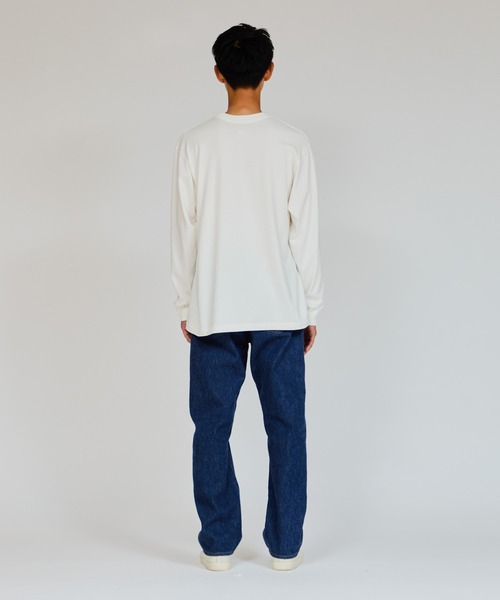 HANES（ヘインズ）の「【Hanes/ヘインズ】メンズ SHIRO ロングスリーブTシャツ（Tシャツ/カットソー・メンズ・ホワイト・LARGE/MEDIUM/SMALL/X-LARGE）」の13枚目の写真