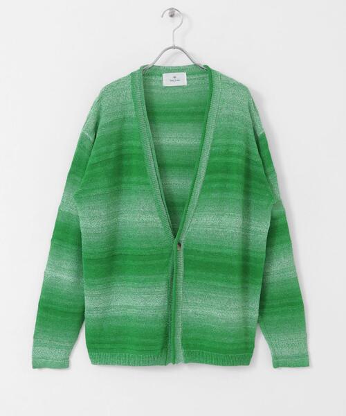 URBAN RESEARCH Sonny Label(アーバンリサーチサニーレーベル)の「スペースダイライトニットカーディガン(カーディガン/ボレロ・メンズ・オレンジ/グリーン/ブルー・MEDIUM/LARGE)」の5枚目の写真