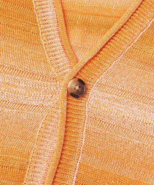 URBAN RESEARCH Sonny Label(アーバンリサーチサニーレーベル)の「スペースダイライトニットカーディガン(カーディガン/ボレロ・メンズ・オレンジ/グリーン/ブルー・MEDIUM/LARGE)」の14枚目の写真