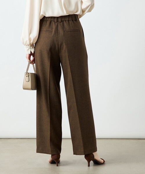 NOLLEY’S Sophi（ノーリーズソフィ）の「ウォッシャブルシャークツータックワイドパンツ（その他パンツ・レディース・ブラウン系その他/グレー系その他/ネイビー・34/36/38）」の18枚目の写真