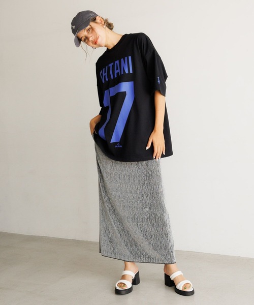 BAYFLOW（ベイフロー）の「【OHTANI17】ロゴTシャツ (ユニセックス)（Tシャツ/カットソー・メンズ・グレー/ブラック/ホワイト・MEDIUM/LARGE）」の15枚目の写真