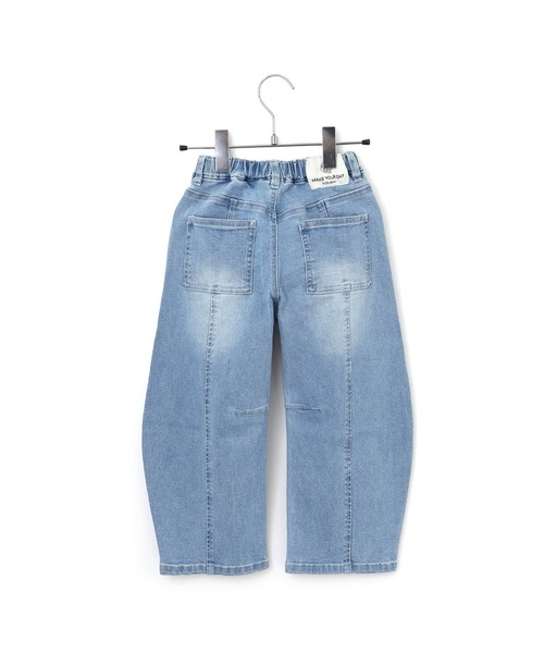 MAKE YOUR DAY（メイクユアデイ）の「カーブデニムパンツ■80～140cm（デニムパンツ・キッズ・ブラック/ブルー/ネイビー・140/130/120/110/100/90/80）」の9枚目の写真