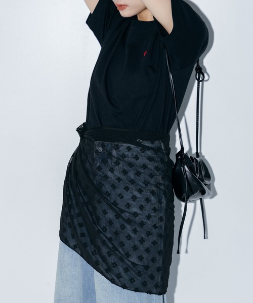 LIENCOEUR（リアンクール）の「ビオラリボンシアースカート（スカート・レディース・ホワイト/ブラック・FREE）」の20枚目の写真