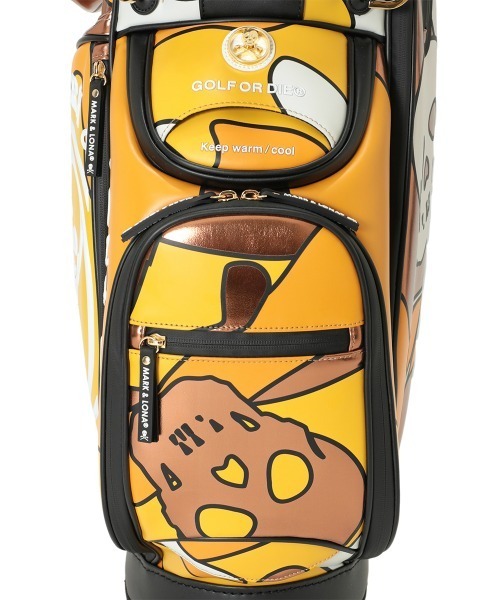 MARK & LONA ゴルフバッグ ベージュ/オレンジ MARK & LONA（マークアンドロナ）の「MILO Stand Golf Bag