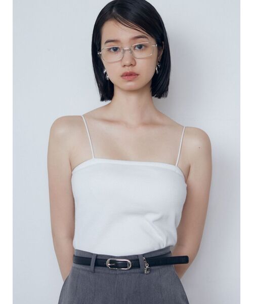 EMODA（エモダ）の「ボックスキャミソール（キャミソール・レディース・ブラック/ホワイト/ネイビー/ミント・FREE）」の17枚目の写真