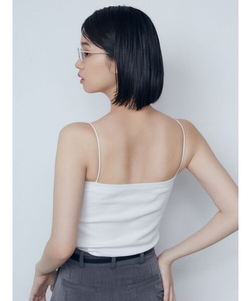 EMODA（エモダ）の「ボックスキャミソール（キャミソール・レディース・ブラック/ホワイト/ネイビー/ミント・FREE）」の18枚目の写真