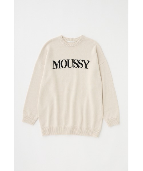 ZOZO・一部店舗限定】MOUSSY LOGO KNIT / マウジーロゴニット