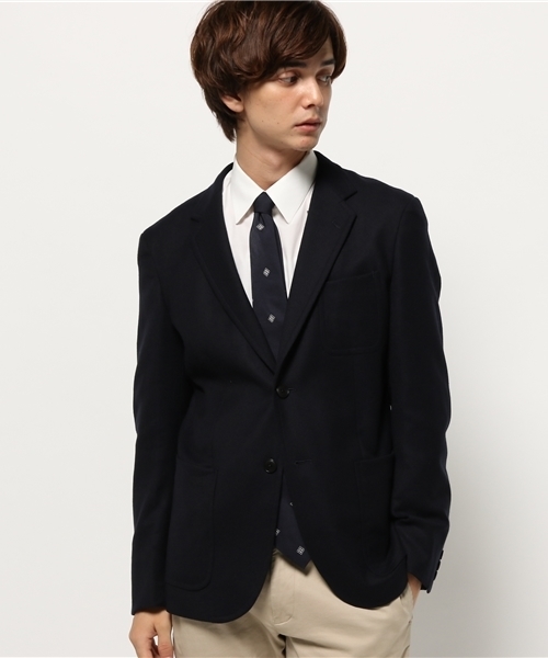 ivory court（アイボリーコート）の「トップツイルストレッチ 2Bジャケット（テーラードジャケット・メンズ・ネイビー/チャコールグレー・38/40/36）」の2枚目の写真