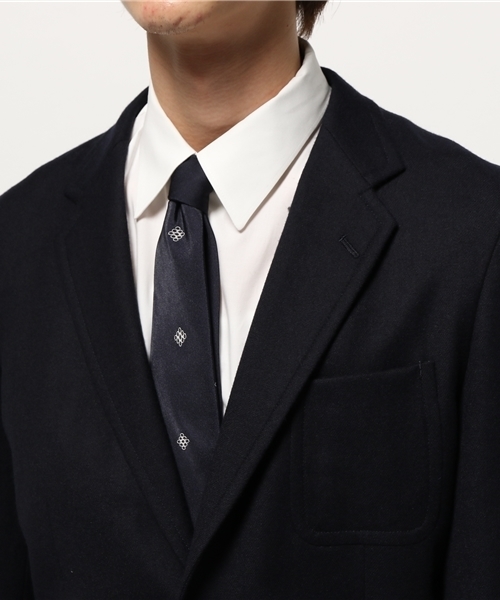 ivory court（アイボリーコート）の「トップツイルストレッチ 2Bジャケット（テーラードジャケット・メンズ・ネイビー/チャコールグレー・38/40/36）」の5枚目の写真