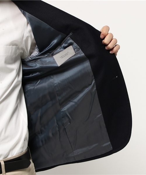 ivory court（アイボリーコート）の「トップツイルストレッチ 2Bジャケット（テーラードジャケット・メンズ・ネイビー/チャコールグレー・38/40/36）」の14枚目の写真