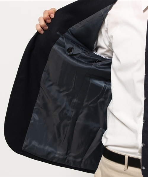 ivory court（アイボリーコート）の「トップツイルストレッチ 2Bジャケット（テーラードジャケット・メンズ・ネイビー/チャコールグレー・38/40/36）」の15枚目の写真