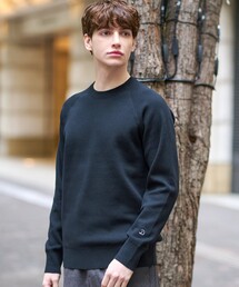 ■ドレステリア DRESSTERIOR *アラン柄クルーネックニットカーディガン*ウールブラックレディース0219【42B91】 公式DRESSTERIOR（ドレステリア）の通販 | ニット⁄セーター通販