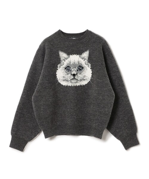 mmts(マミタス)の「アクア フェイスニット(ニット/セーター・レディース・ブルー系その他2/チャコールグレー・MEDIUM/LARGE)」の20枚目の写真