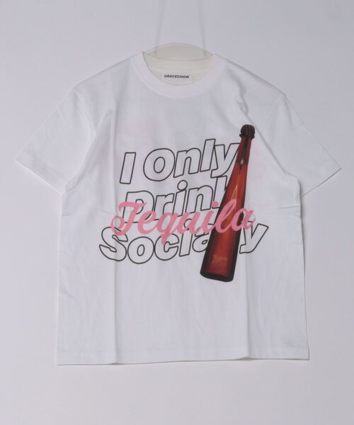 B.I.D.(ビーアイディー)の「《Grace Chow/グレース チョウ》Graphic/Design T(Tシャツ/カットソー・レディース・ブラック/ホワイト・MEDIUM/SMALL)」の2枚目の写真