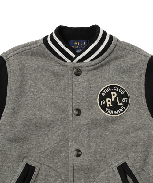 RRL スウェットカーディガン BASEBALL JACKET（RRL