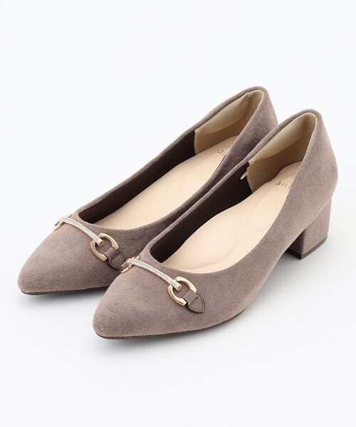 ANY SIS（エニィスィス）の「【23.0cm~24.0cm】ストーンビット パンプス（パンプス・レディース・ブラック系/グレー系・SMALL/MEDIUM/LARGE）」の5枚目の写真