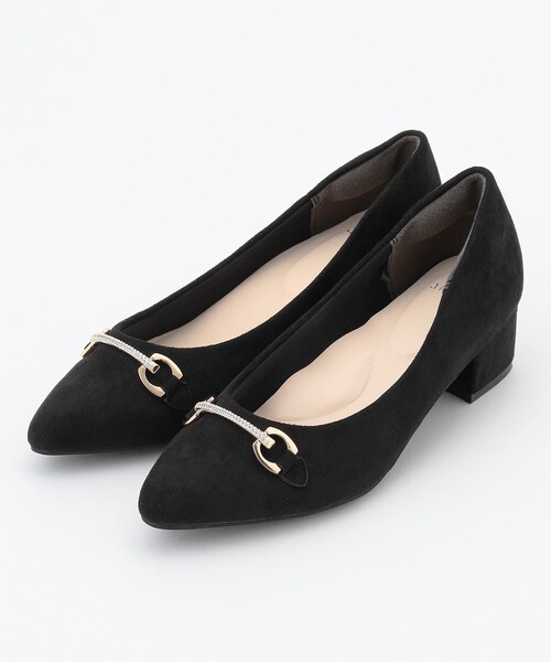 ANY SIS（エニィスィス）の「【23.0cm~24.0cm】ストーンビット パンプス（パンプス・レディース・ブラック系/グレー系・SMALL/MEDIUM/LARGE）」の6枚目の写真