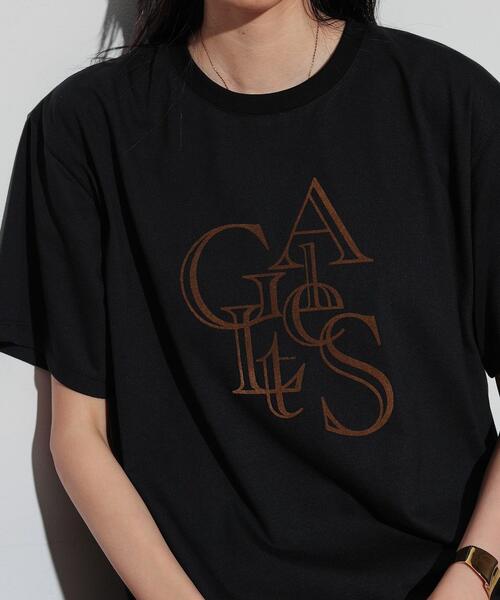 GALLEST(ギャレスト)の「◆アートロゴTシャツ(Tシャツ/カットソー・レディース・ホワイト/ライトグレー/ブラック・38)」の5枚目の写真