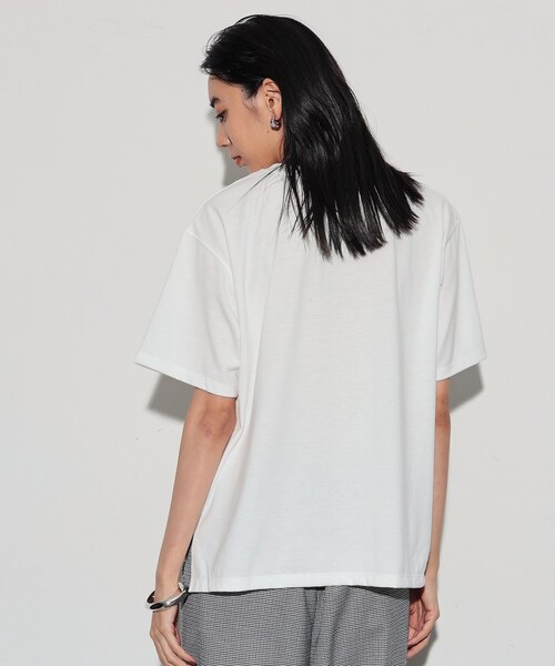 GALLEST(ギャレスト)の「◆アートロゴTシャツ(Tシャツ/カットソー・レディース・ホワイト/ライトグレー/ブラック・38)」の13枚目の写真