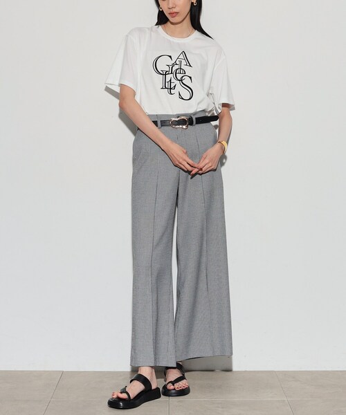 GALLEST(ギャレスト)の「◆アートロゴTシャツ(Tシャツ/カットソー・レディース・ホワイト/ライトグレー/ブラック・38)」の14枚目の写真