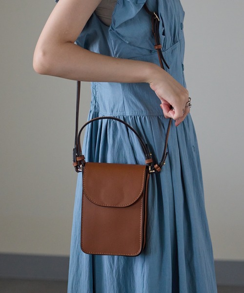 MARCO BIANCHINI（マルコビアンチーニ）の「【MARCO BIANCHINI】イタリアンレザー2WAYミニショルダーバッグ/24016 Made in Italy（ショルダーバッグ・レディース・オフホワイト/ブラウン/ブラック・FREE）」の20枚目の写真