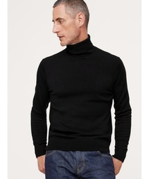 イタリアンメリノ タートルネックセーター