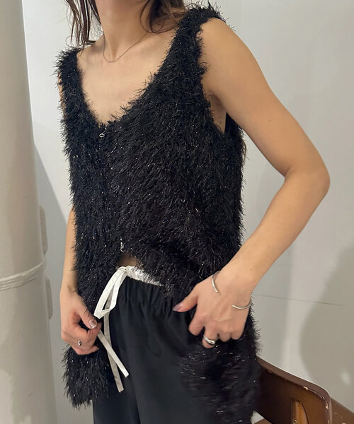 mline（エムライン）の「[mline]フェザーWZIPベスト（ベスト・レディース・アイボリー/ブラック/カーキ・FREE）」の17枚目の写真