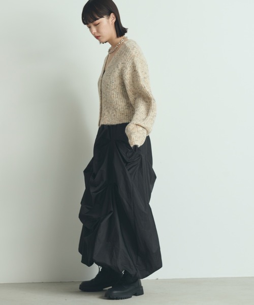 paravion（パラビオン）の「MIX糸ニットカーディガン（カーディガン/ボレロ・レディース・ブラウン/アイボリー/グレー・FREE）」の18枚目の写真