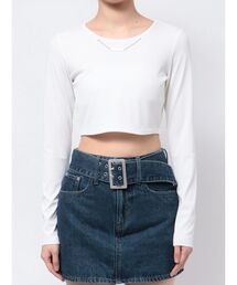 CHAIN CROP SHORT TOP