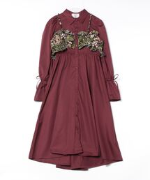 jouetie | ゴブランビスチェシャツワンピース(ワンピース)