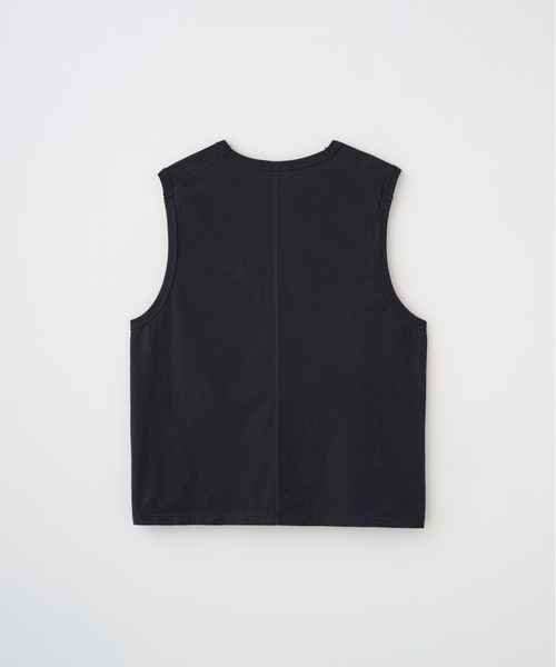 Juha（ユハ）の「FADE WASH SIGNATURE NO SLEEVE（タンクトップ・メンズ・ブラック/ベージュ/オリーブ・4/3）」の7枚目の写真