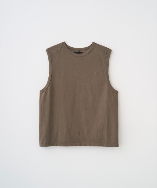 Juha（ユハ）の「FADE WASH SIGNATURE NO SLEEVE（タンクトップ・メンズ・ブラック/ベージュ/オリーブ・4/3）」の6枚目の写真
