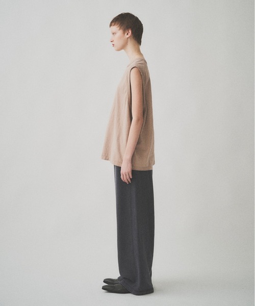 Juha（ユハ）の「FADE WASH SIGNATURE NO SLEEVE（タンクトップ・メンズ・ブラック/ベージュ/オリーブ・4/3）」の9枚目の写真