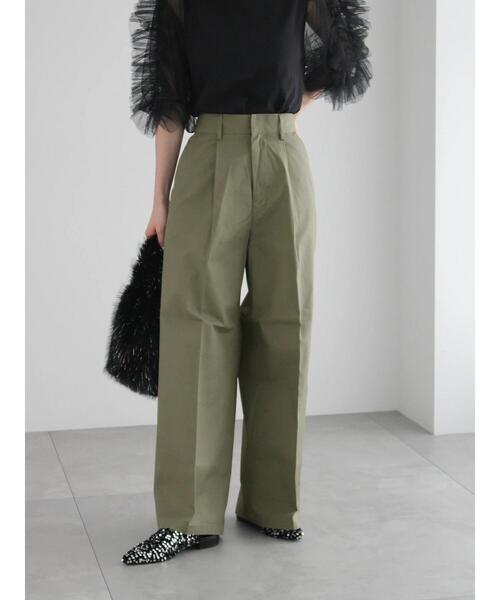 Te chichi（テチチ）の「チノワイドパンツ（その他パンツ・レディース・ベージュ/カーキ・F）」の17枚目の写真