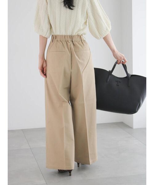 Te chichi（テチチ）の「チノワイドパンツ（その他パンツ・レディース・ベージュ/カーキ・F）」の3枚目の写真