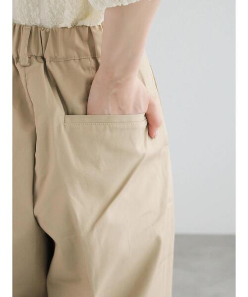 Te chichi（テチチ）の「チノワイドパンツ（その他パンツ・レディース・ベージュ/カーキ・F）」の4枚目の写真