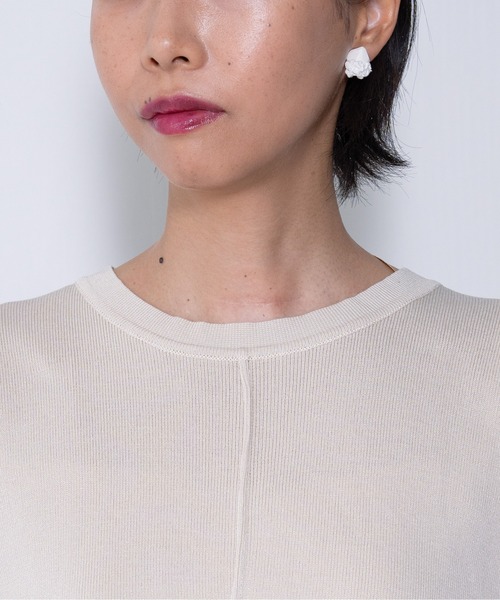 DOLLUPOOPS(ドールアップウップス)の「【ZOZO限定商品】ブラウスドッキングニットトップス(ニット/セーター・レディース・ブラック/カーキ/アイボリー・38)」の16枚目の写真