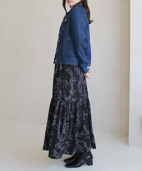 Social GIRL(ソーシャルガール)の「単色花柄キャミワンピース(ワンピース・レディース・ホワイト/ブラック・M)」の18枚目の写真